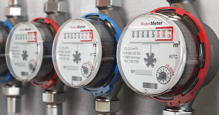 Check your water meters for signs of a sewer line leak.