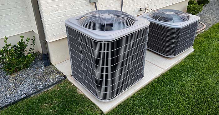 HVAC size matters. The picture shows two different condensers of different sizes. You'll want an HVAC system that fits your home.