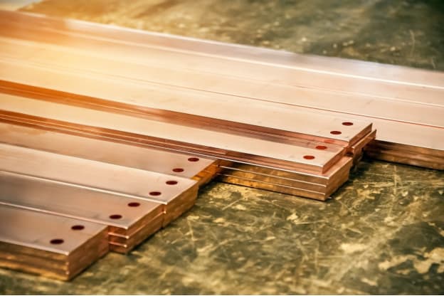 electrical panel metal strips